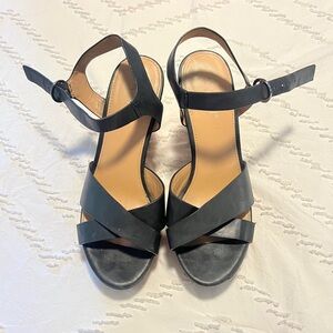 Xappeal Black Strappy Sandals